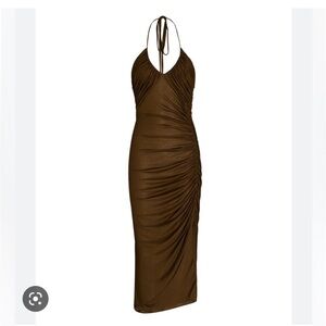 INTERMIX AMA HALTER DRESS